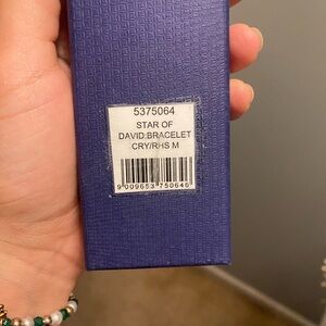 Swarovski Star of David Bracelet